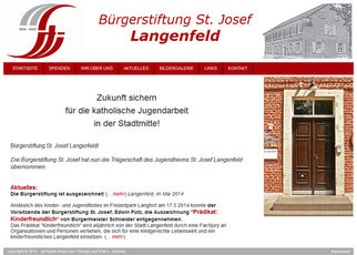 Die Bürgerstiftung St. Josef hat nun die Trägerschaft des Jugendheims St. Josef Langenfeld übernommen.