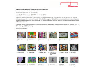 GRAFFITI-WETTBEWERB am museum kunst palast Düsseldorf